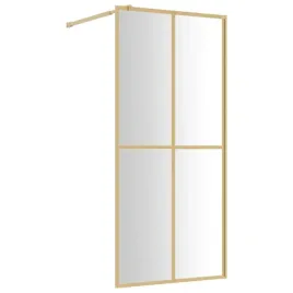 vidaxl-scianka-prysznicowa-przezroczyste-szklo-esg-zlota-90x195-cm