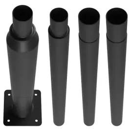 slup-stalowy-czarny-oswietleniowy-4m-skladany-regulowany-parking-park-ogrod