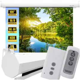 ekran-projekcyjny-scienny-elektryczny-automatyczny-pilot-100-cali-rzutnika