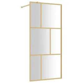 vidaxl-scianka-prysznicowa-przezroczyste-szklo-esg-zlota-80x195-cm