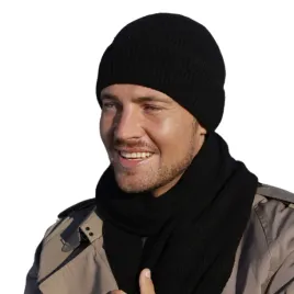 kamea-czapka-meska-welniana-80percent-czarna-z-mankietem-liam