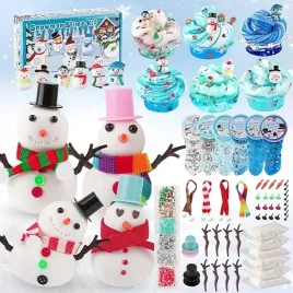 swiateczny-zestaw-kreatywny-slime-balwany-balwanki-diy-prezent
