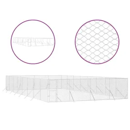 vidaxl-kojec-zewnetrzny-dla-psa-srebrny-8x16x2-m-stal-galwanizowana