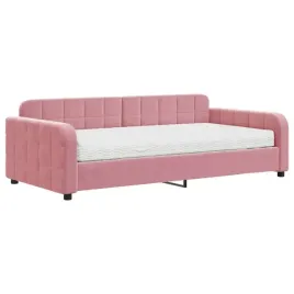 vidaxl-sofa-z-materacem-do-spania-rozowa-100x200-cm-aksamit