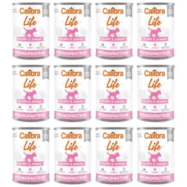 mokra-karma-dla-psa-calibra-dog-life-puppy-and-junior-chickenandrice-12-x-400g