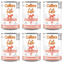 mokra-karma-dla-psa-calibra-dog-life-puppy-and-junior-lamb-and-rice-6-x-400g