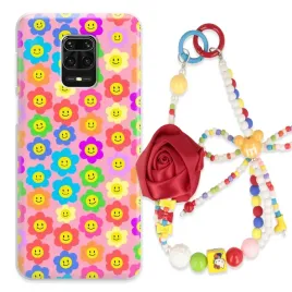 etui-do-xiaomi-redmi-note-9s-obudowaor-zawieszka-korale-rozaor-happy-soul