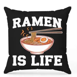 poduszka-czarna-40x40-cm-ramen-is-life-na-prezent-do-przedszkola-zlobka