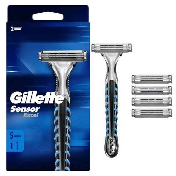 gillette-sensor-excel-maszynka-5-wkladow-marka-gillette
