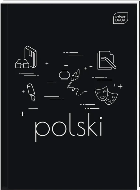 BRULION ZESZYT A5 80 KARTEK W LINIĘ 70G POLSKI TWARDA OPRAWA INTERDRUK