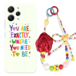 etui-do-xiaomi-redmi-12-4g-obudowaor-zawieszka-korale-rozaor-happy-soul-wz