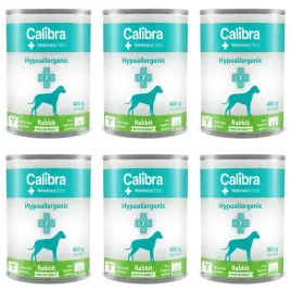 mokra-karma-dla-psa-calibra-vd-dog-hypoallergenic-rabbitandinsect-6-x-400g
