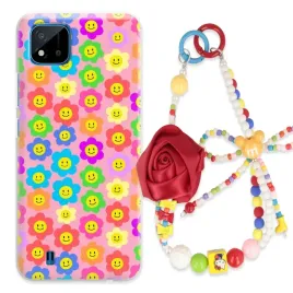 etui-do-realme-c20-obudowaor-zawieszka-korale-rozaor-happy-soul-mix-wzory