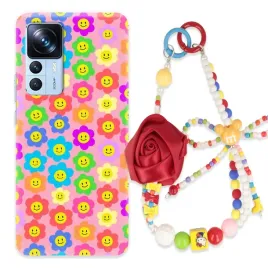 etui-do-xiaomi-12t-pro-obudowaor-zawieszka-korale-rozaor-happy-soul-wzory