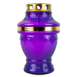 znicz-zalewany-18-cm-fioletowy-dp26sl-szklany-znicz-zalewany-z-kapturkiem