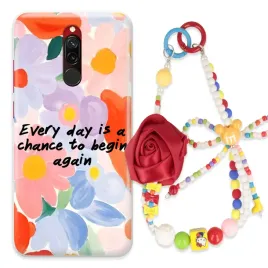 etui-do-xiaomi-redmi-8-obudowaor-zawieszka-korale-rozaor-happy-soul-wzory