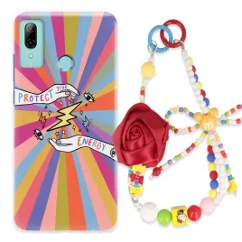 etui-do-huawei-honor-10-lite-obudowaor-zawieszka-korale-rozaor-happy-soul