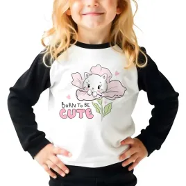 pizama-dziecieca-czarna-wyprawka-przedszkolna-born-to-be-cute-rozm-122-cm