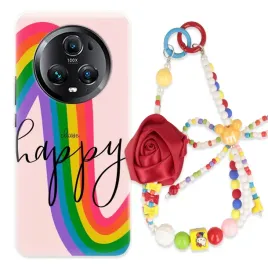 etui-do-huawei-honor-magic-5-pro-zawieszka-korale-rozaor-happy-soul-wzory