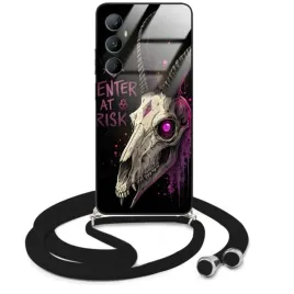 etui-do-realme-c65-case-crossglam-smycz-czarna-goth-gotyckie-czaszka-wz