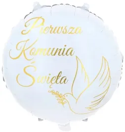 bialy-balon-foliowy-pierwsza-komunia-swieta-zloty-golabek-40-cm-dekoracja