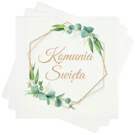 serwetki-komunijne-pierwsza-komunia-swieta-20-sztuk-33x33cm-eukaliptus-lisc