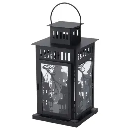 ikea-kustfyr-latarenka-na-swiece-kolumnowe-w-z-czarny-metal-szklo-44-cm