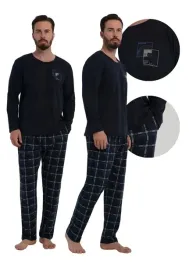 pizama-meska-bawelniana-vienetta-3xl-dlugi-rekaw-dlugie-spodnie-luzna