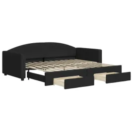 vidaxl-sofa-rozsuwana-z-szufladami-czarna-90x200-cm-tkanina