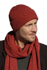 kamea-czapka-meska-elegancka-ruda-merino-jedwab-patrick