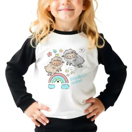 pizama-dziecieca-czarna-wyprawka-przedszkolna-komplet-owce-i-tecza-116-cm