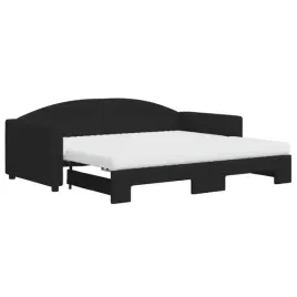 vidaxl-sofa-rozsuwana-z-materacami-czarna-90x190-cm-tkanina