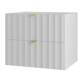 biala-szafka-lazienkowa-arcos-60-cm-wiszaca-2-szuflady-ryflowana-mdf