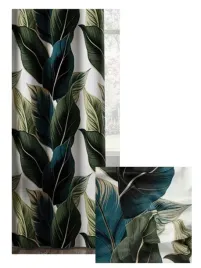 zaslona-blackout-salon-zaciemniajaca-duzy-lisc-zaslona-z-tasma-sz-140x150