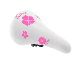 siodlo-rowerowe-dzieciece-kands-b-1610-biale-kwiatki-jarzemko