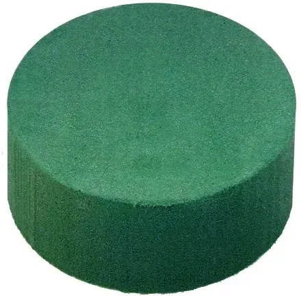 CYLINDER GĄBKA FLORYSTYCZNA MOKRA KWIATY ŻYWE 22 x 7 CM OASIS STROIK BUKIET