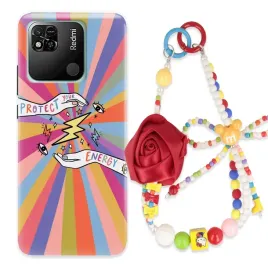 etui-do-xiaomi-redmi-10a-obudowaor-zawieszka-korale-rozaor-happy-soul-wzory
