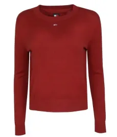 tommy-jeans-sweter-damski-bawelniany-czerwony-xs