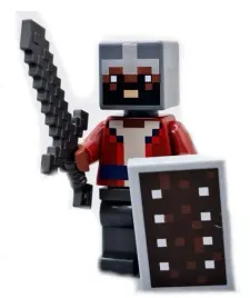 lego-minecraft-bohater-min181-minifigurka-nowa-bron-tarcza