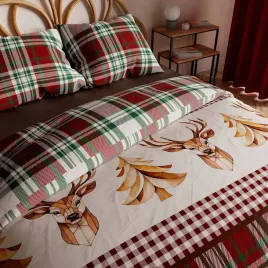 cudowna-posciel-swiateczna-100percent-bawelna-220x200cm-szkocka-krata-jelonek