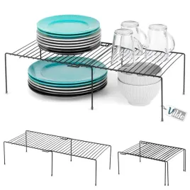 polka-kuchenna-metalowa-czarna-loft-rozsuwana-regulowana-vilde-345-48-cm