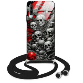 etui-do-huawei-honor-9x-pro-case-crossglam-smycz-czarna-goth-czaszka-wz