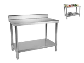 stol-gastronomiczny-blat-roboczy-120x60cm-z-polka-i-rantem-stal-nierdzewna