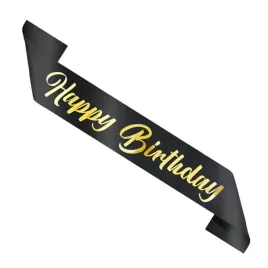 szarfa-urodzinowa-happy-birthday-czarno-zlota-10x160cm