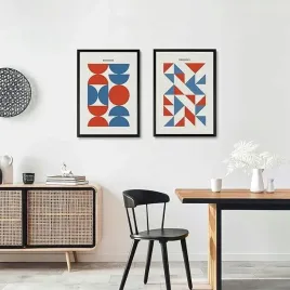 boho-dekoracja-plakaty-plakat-a3-geometryczne-boho-zestaw-2szt