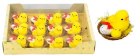 kurczak-wielkanocny-12-sztuk-w-gniazdku-kurczaczek-i-jajko-6-cm-wielkanoc