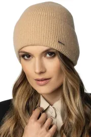 vivisence-7096-karmelowy-kaszmir-welna-klasyczna-elegancka-damska-czapka