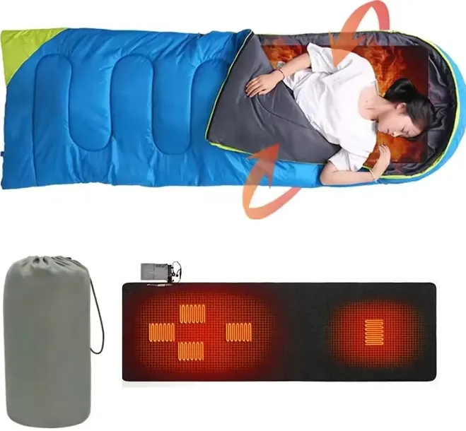 MATA GRZEWCZA PODGRZEWACZ DO CIAŁA PILOT CAMPING POD NAMIOT 5V2A REGULACJA!