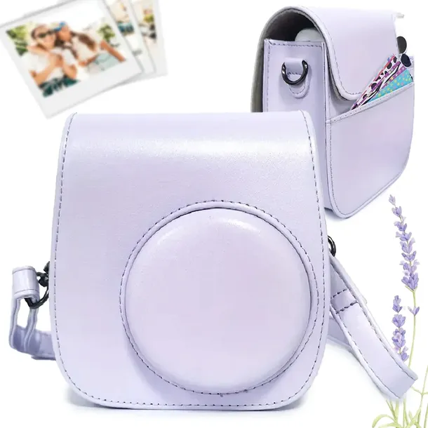 ETUI FUTERAŁ DO FUJIFILM INSTAX MINI12 POKROWIEC FIOLETOWY NA DZIEŃ KOBIET
