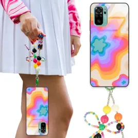 etui-do-xiaomi-redmi-note-10-4g-z-polyskiemor-korale-brelokor-pastel-power